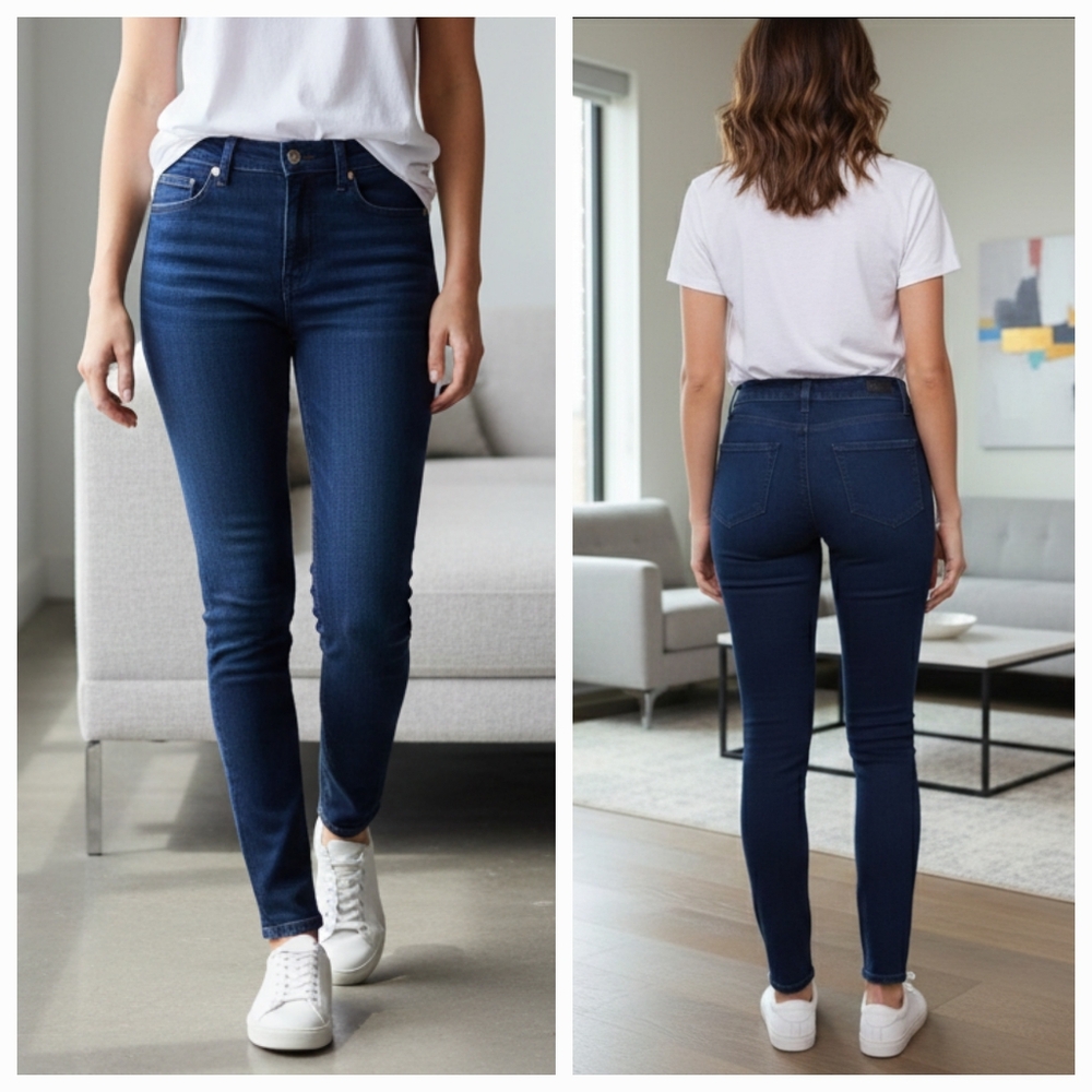 NWOT PAIGE 32 Modern Contemporary Stretch High Rise Hoxton Ultra Skinny Jeans